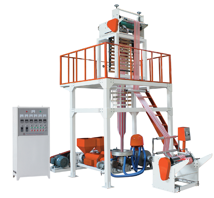 DZSJ-600-700 PE 双螺杆双色彩条机组
