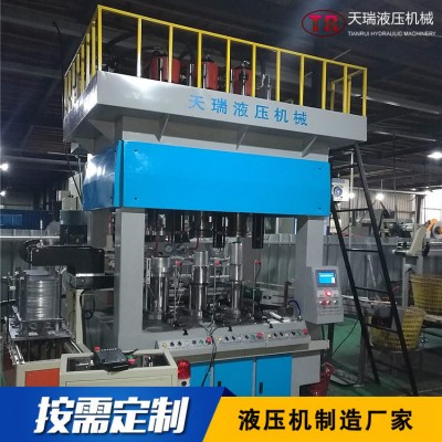 厂家供应 多工位液压机 不锈钢水槽水塔封盖拉伸机
